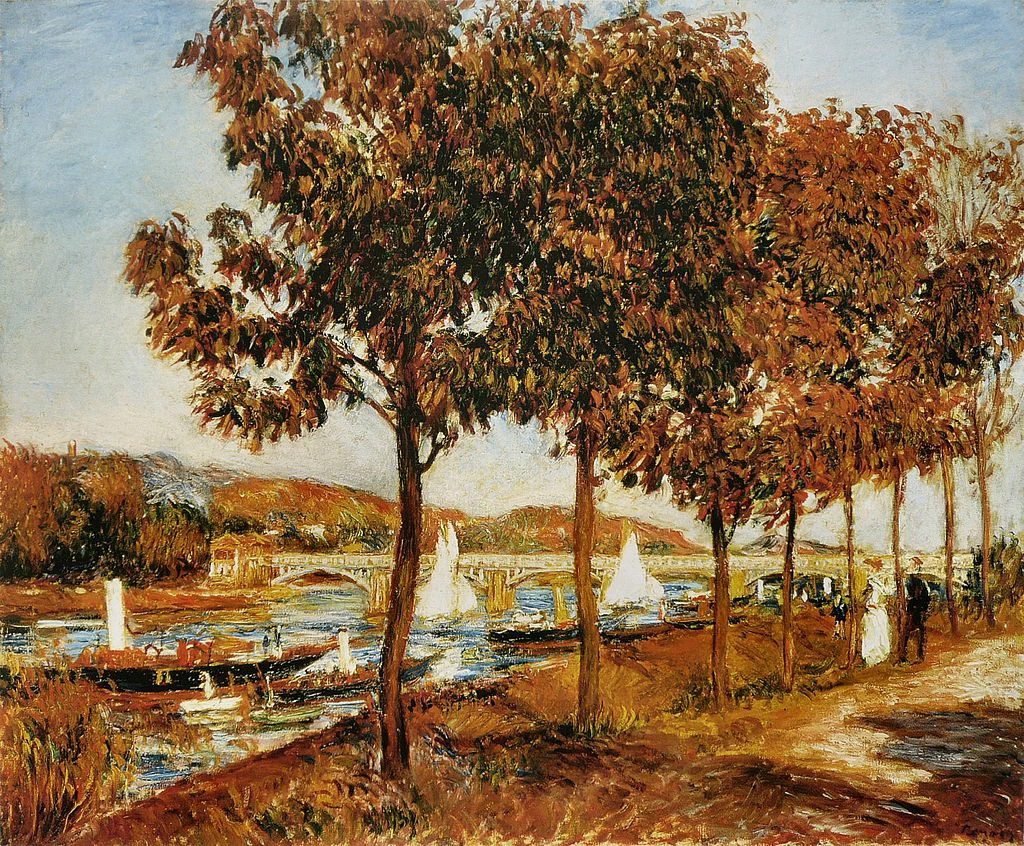 Il Pont d'Argenteuil in autunno - 1882